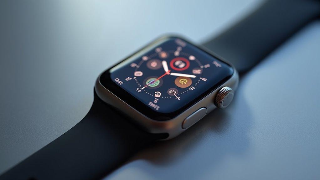 centrum sterowania zegarka Apple