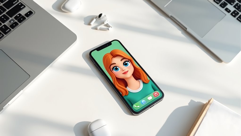 Rozmowa na FaceTime z integracją memoji