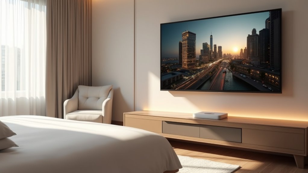 Użycie AirPlay w hotelowym pokoju