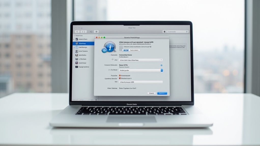 zintegrowana konfiguracja VPN w systemie macOS