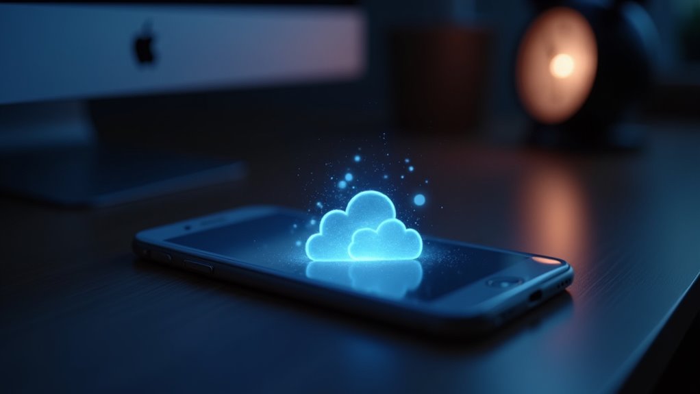 tło icloud synchronizacja zdjęć przyrostowa priorytetowa świadoma trybu offline