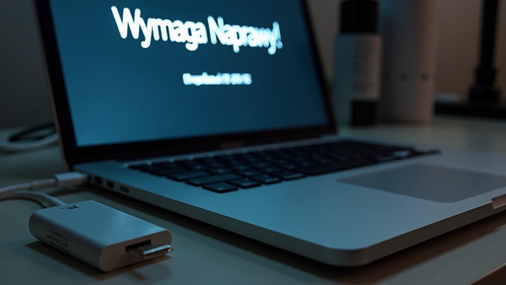 kontynuowanie z zużytym akumulatorem