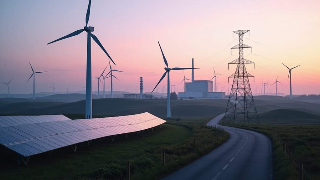 ładowanie czystej energii dla miksu Polski