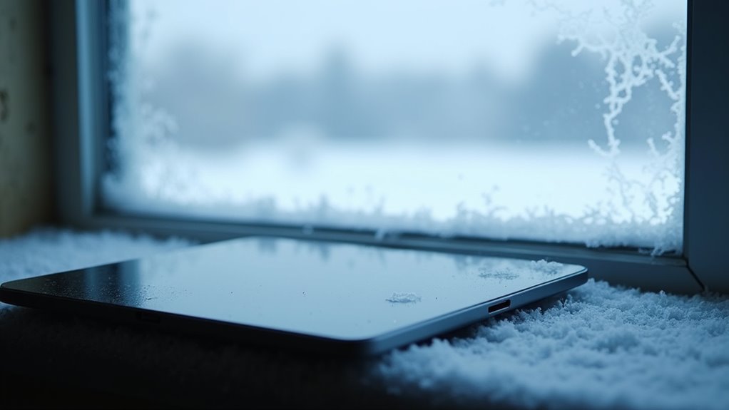 zimne temperatury powodują wyłączanie iPada