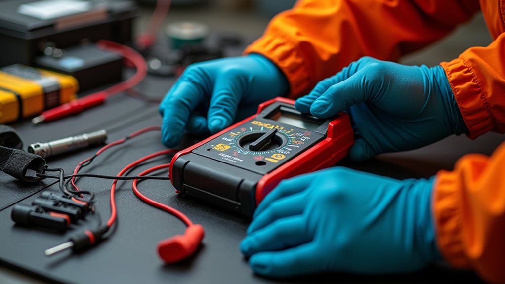 przegląd ochronnego sprzętu do pracy przy instalacjach elektrycznych