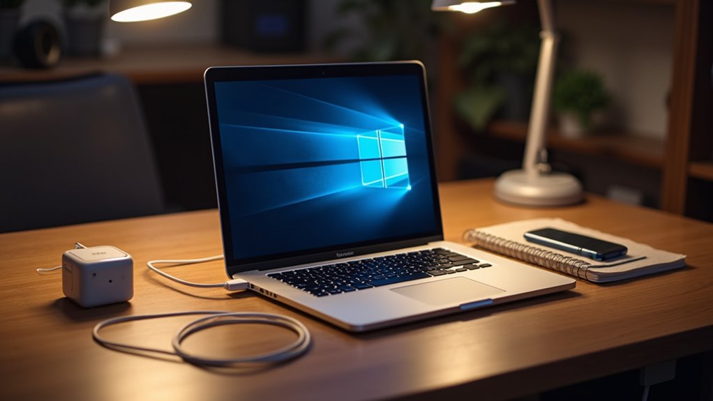 dbanie o baterię MacBooka do użytku w biurze