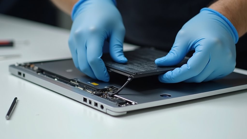 wymiana baterii w MacBooku M1 — różnice
