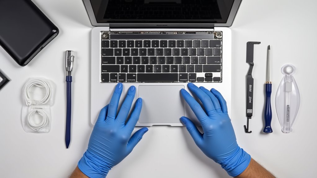 precyzyjny zestaw narzędzi do wymiany baterii w touchpadzie