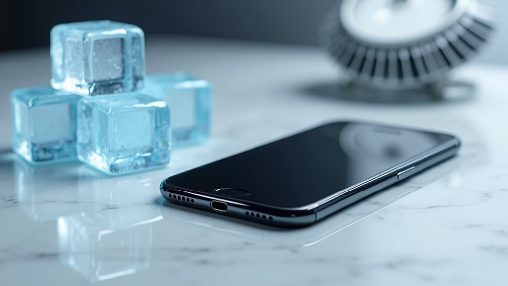 szybko schłodzić iPhone'a bez uszkodzenia baterii